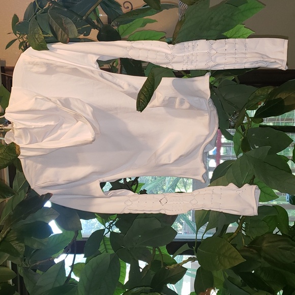 Free People Movement Good Karma Hoodie White M/L nwot - Picture 6 of 14